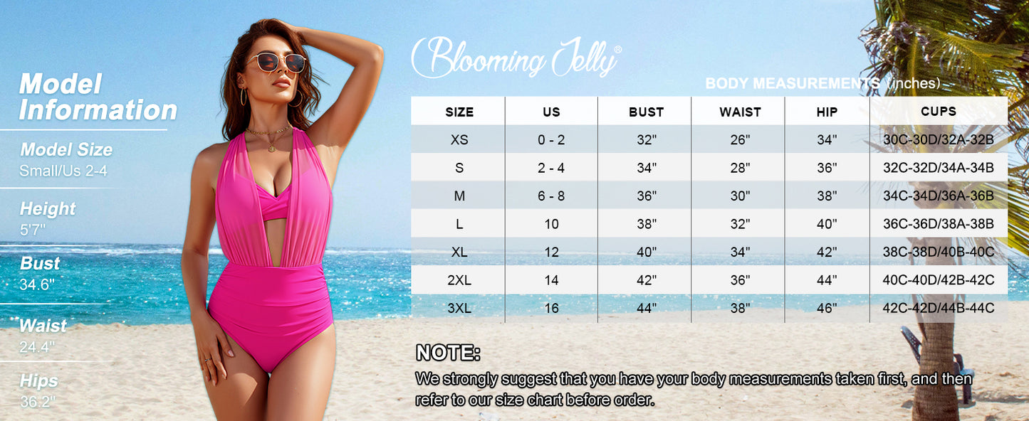 Jelly High Waisted Bikini Sets for Women Tummy Control Swimsuits 2 Piece
