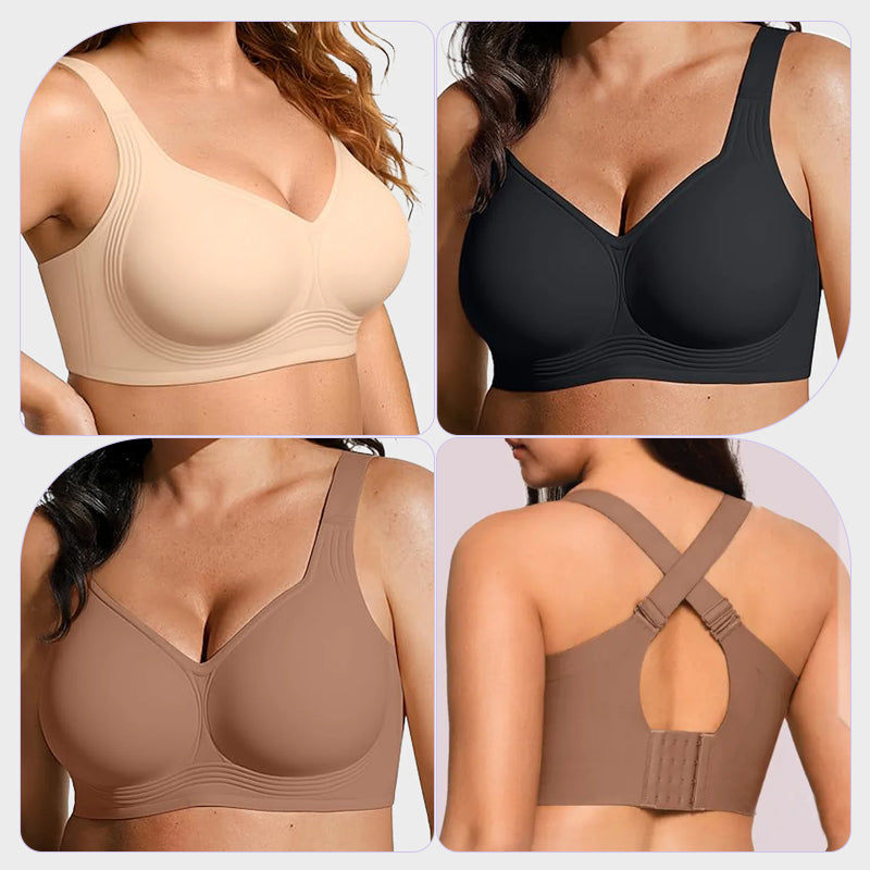 Comfortable Wireless Full Coverage Jelly Smoothing Bra