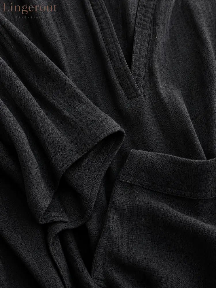 Women Premium Cotton Linen Loose Midi Dress - Dress
