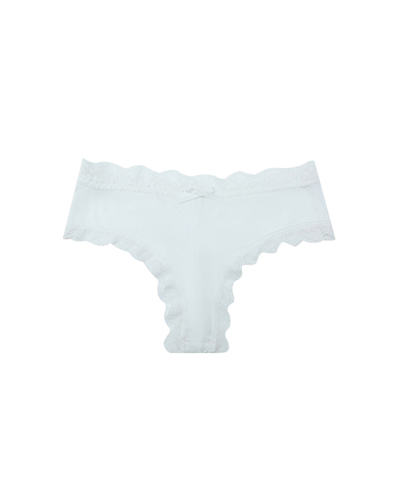 Hugmecurve® Mid-Rise Comfortable Bowknot Pure Cotton Crotch Briefs