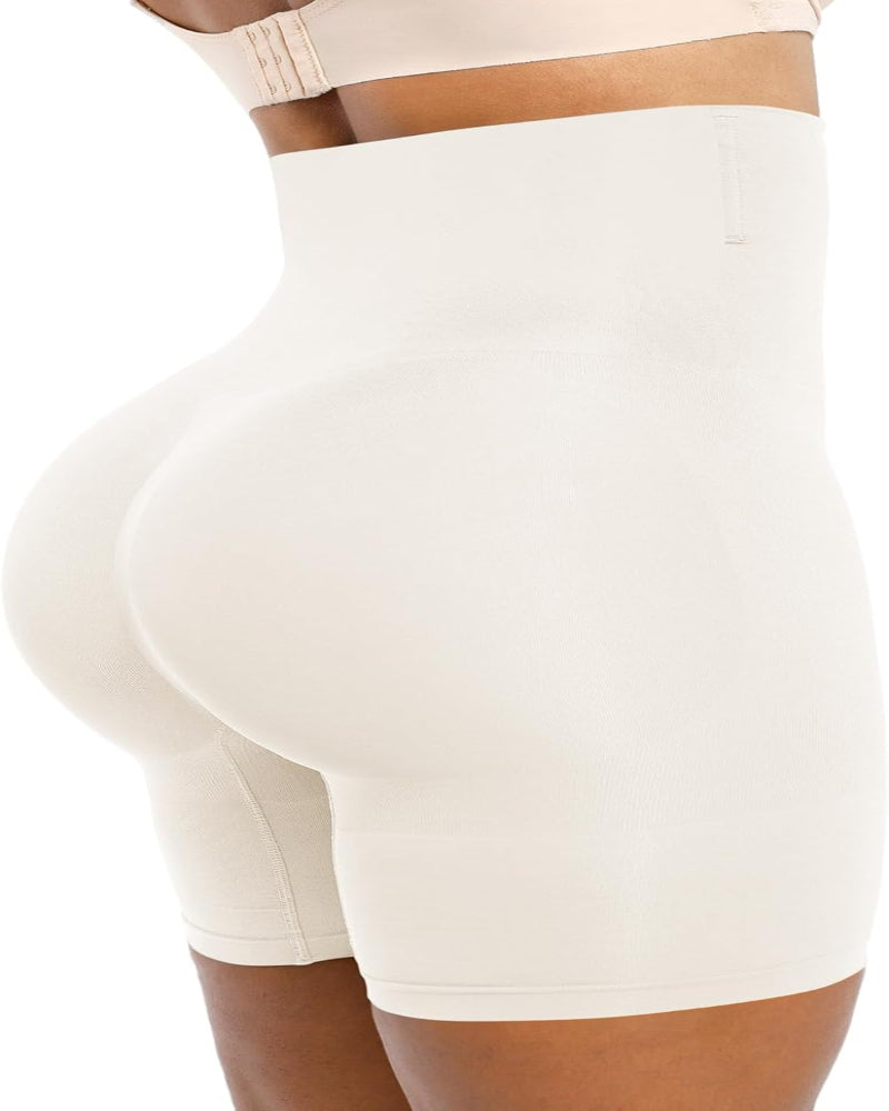 Hugmecurve Shapewear Tummy Control Shorts for Women Seamless High Waisted Body Shaper Thigh Slimming Underwear Girdle