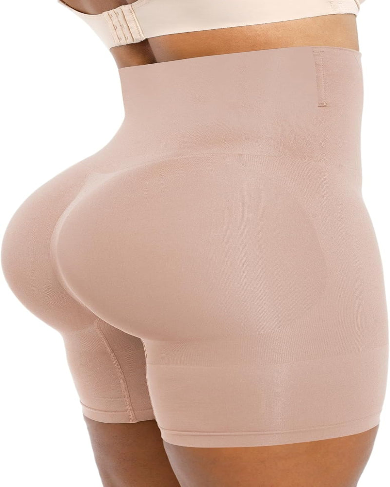 Hugmecurve Shapewear Tummy Control Shorts for Women Seamless High Waisted Body Shaper Thigh Slimming Underwear Girdle