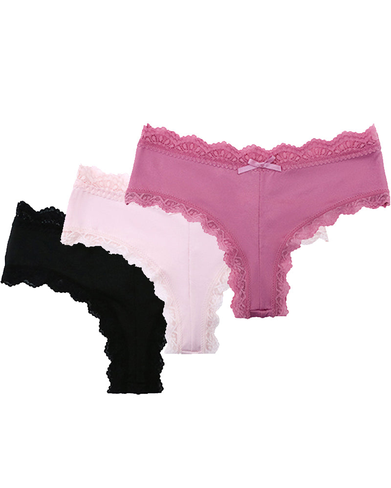 Hugmecurve® Mid-Rise Comfortable Bowknot Pure Cotton Crotch Briefs