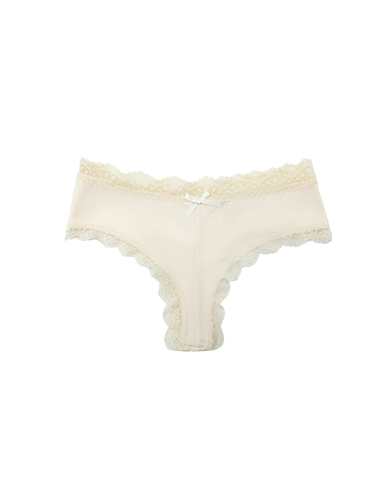 Hugmecurve® Mid-Rise Comfortable Bowknot Pure Cotton Crotch Briefs