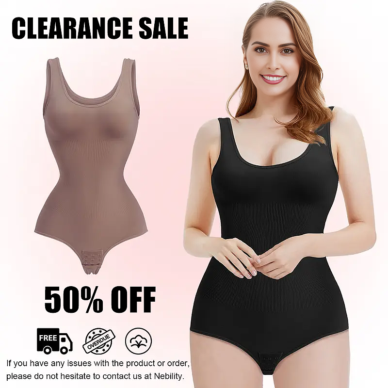 Hugmecurve® Smoothing Seamless Tank Top Bodysuit Tummy Control Shapewear