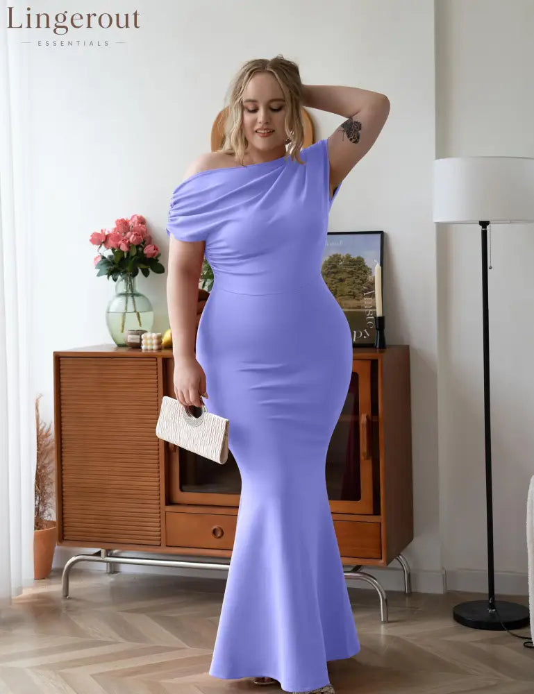 2025 Women’s Elegant Sleeveless Off Shoulder Bodycon Long Formal Party Evening Dress