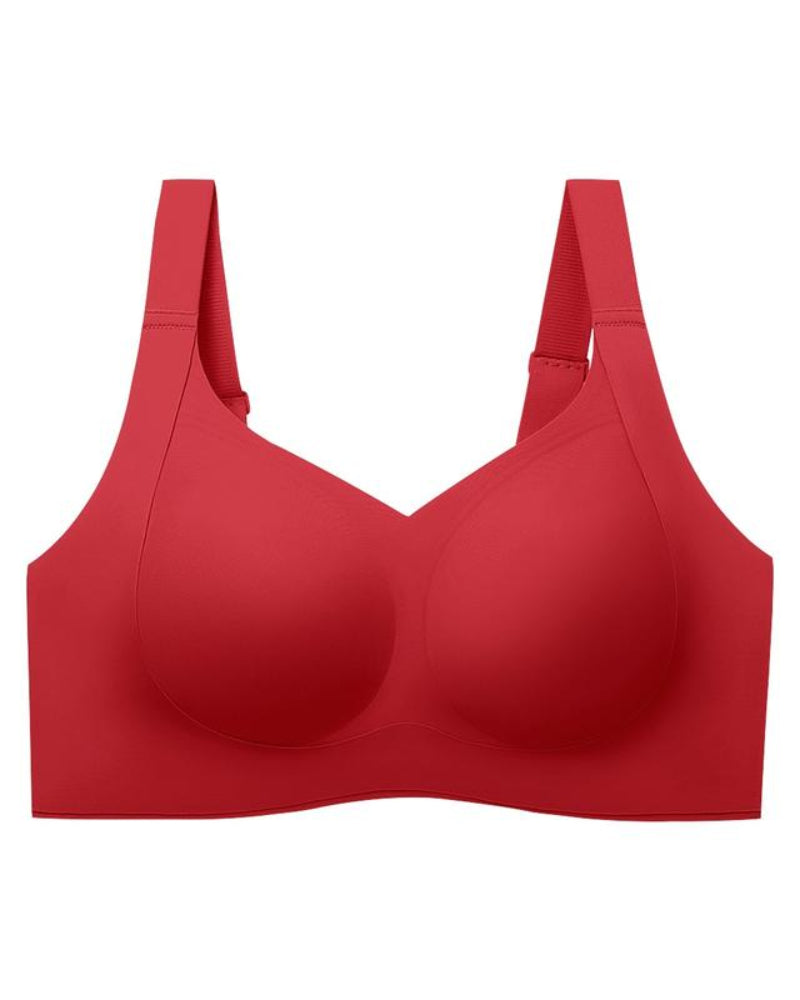 Hugmecurve Women Wireless Push Up Jelly Bra Supportive Seamless Bras