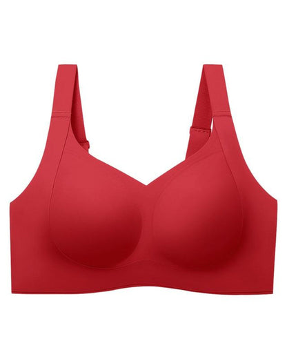 Hugmecurve Women Wireless Push Up Jelly Bra Supportive Seamless Bras