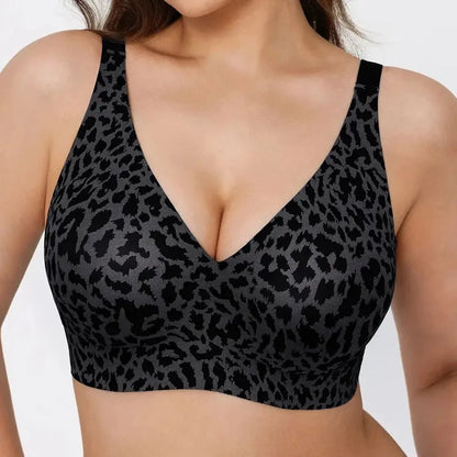 Hugmecurve Seamless Deep V Push-Up Wireless Bra