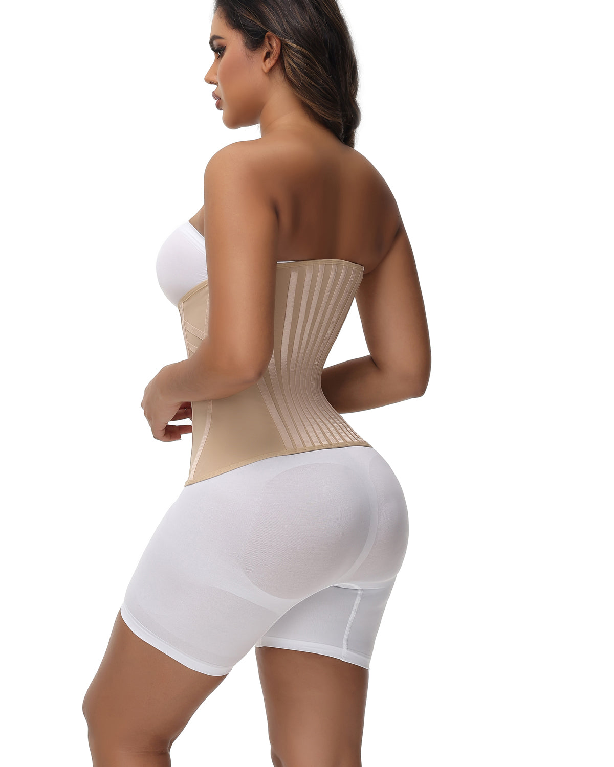 Hugmecurve® Curved Boned Waist Trainer High Compression Tiny Waist Corset