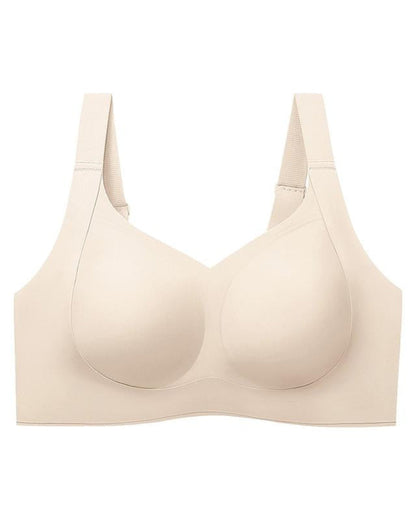 Hugmecurve Women Wireless Push Up Jelly Bra Supportive Seamless Bras