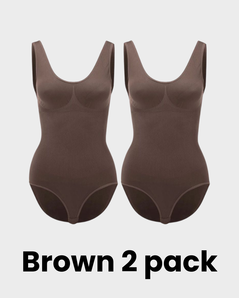 Hugmecurve® Smoothing Seamless Tank Top Bodysuit Tummy Control Shapewear