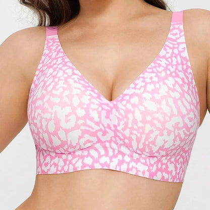 Hugmecurve Seamless Deep V Push-Up Wireless Bra