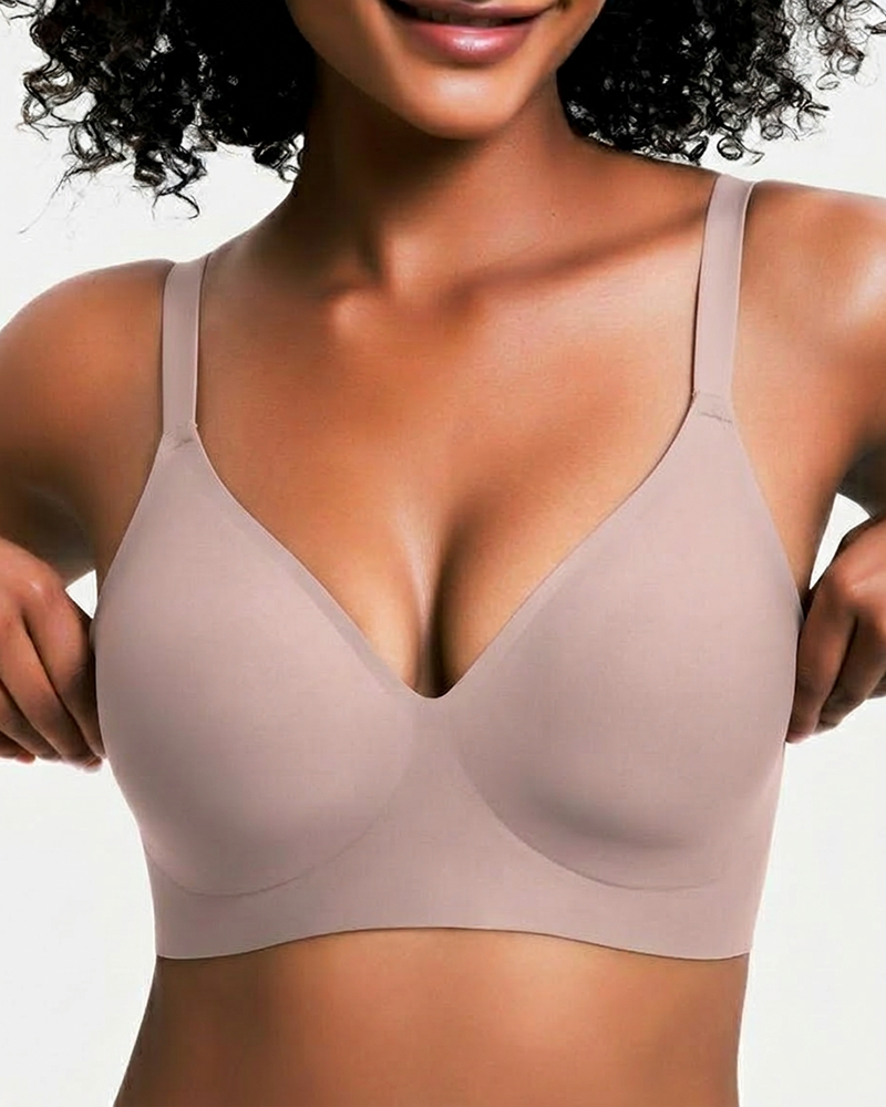 Hugmecurve Comfort Fit Seamless Wireless Bra