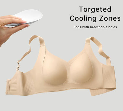 Hugmecurve Women Wireless Push Up Jelly Bra Supportive Seamless Bras