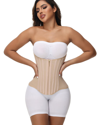 Hugmecurve® Curved Boned Waist Trainer High Compression Tiny Waist Corset