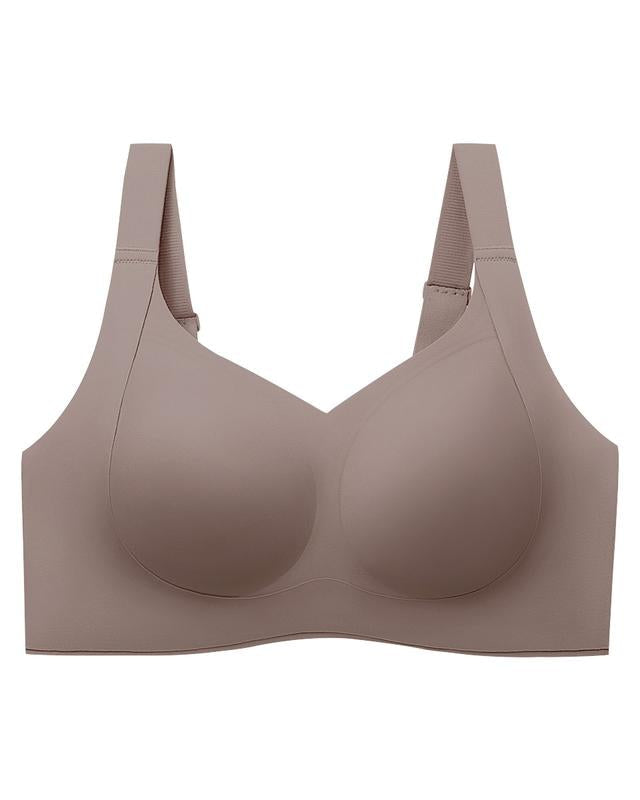 Hugmecurve Women Wireless Push Up Jelly Bra Supportive Seamless Bras