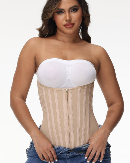Hugmecurve® Curved Boned Waist Trainer High Compression Tiny Waist Corset