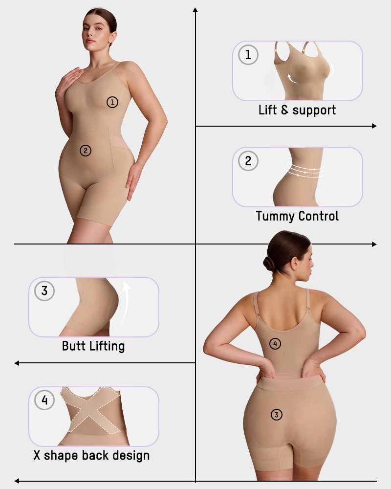 Hugmecurve Easyslide™ Sculpting Bodysuit