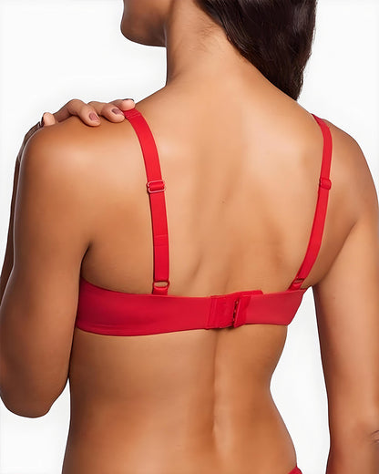 Hugmecurve Underwire Support Seamless Unlined Balconette Bra