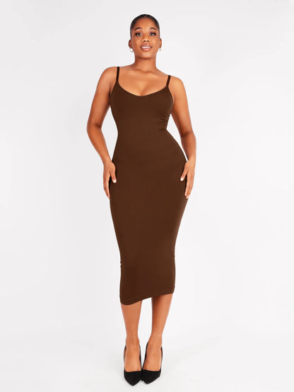 Seamless Midi Body Shaper Dress