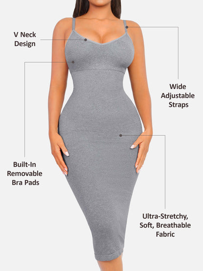 Seamless Midi Body Shaper Dress