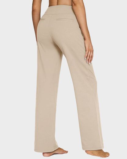 Loose High-Waist Business Wide-Leg Yoga Pants