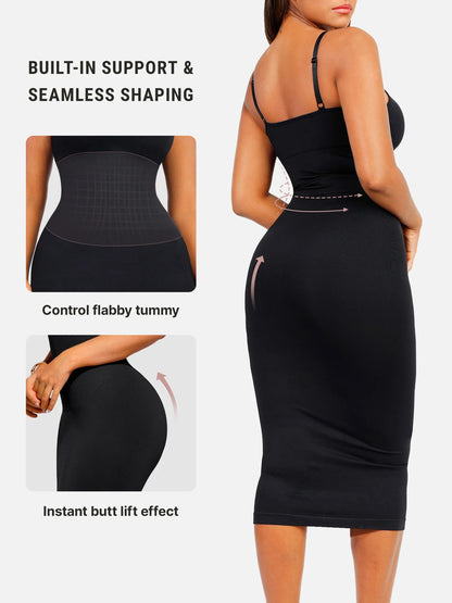 Seamless Midi Body Shaper Dress