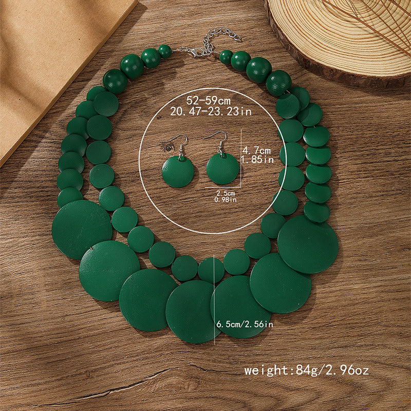 Colorbeat Boho Necklace & Earrings Set - 6 colors