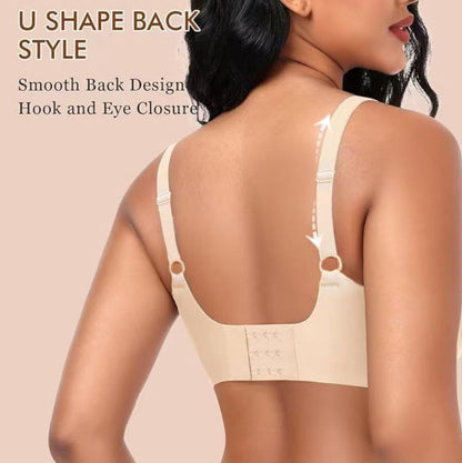 Women Smooth Wireless Daily Bra Lightweight No Underwire Underwear
