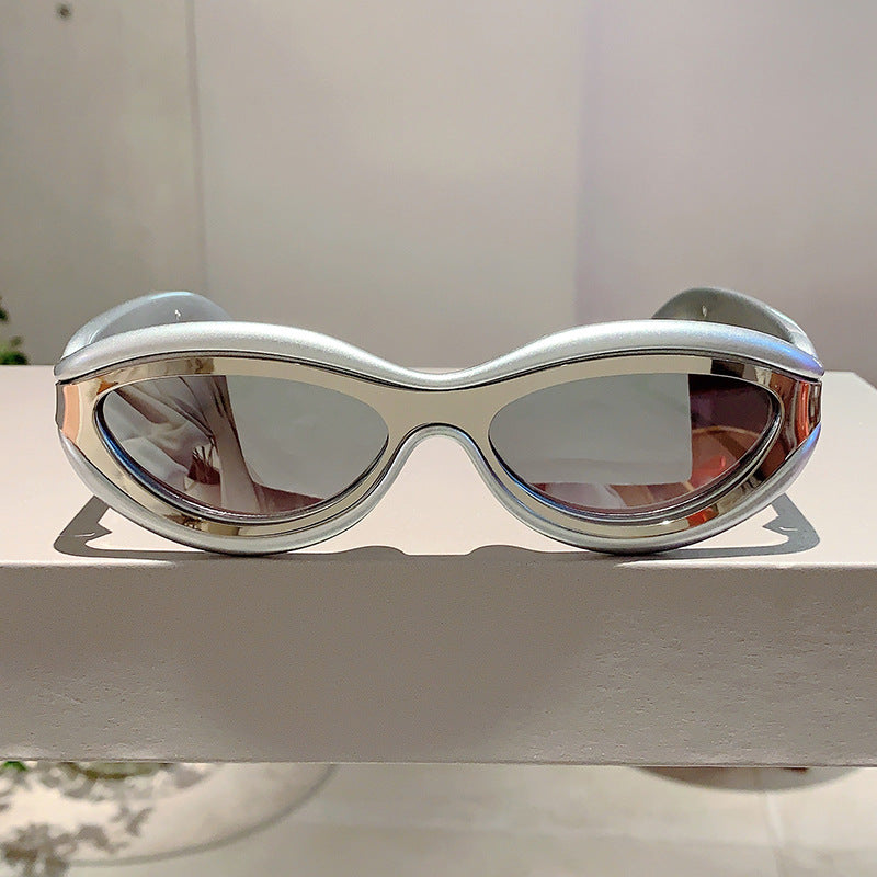 New Fashion Oval Cat Eye Sunglasses