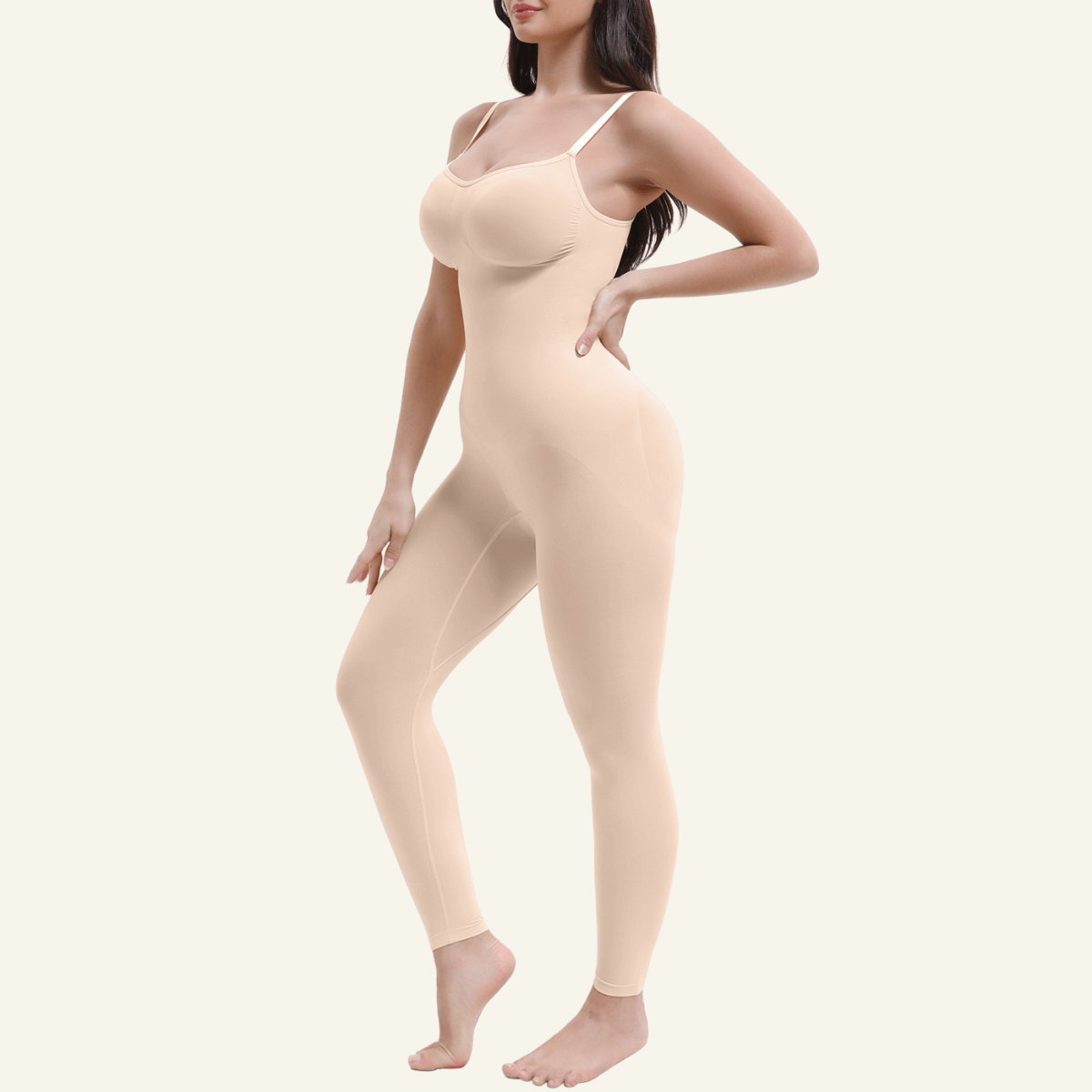 hugmecurve 3-in-1 Seamless Full Body Compression Legging Bodysuit