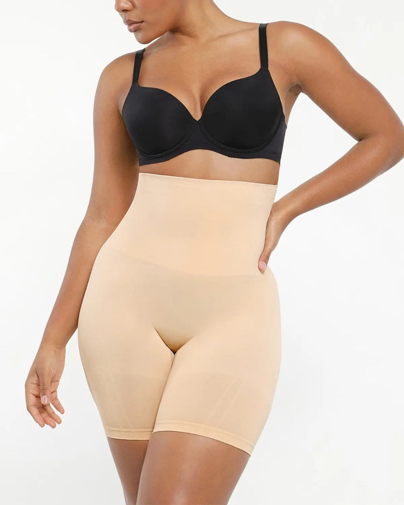 Hugmecurve Shapewear Tummy Control Shorts for Women Seamless High Waisted Body Shaper Thigh Slimming Underwear Girdle