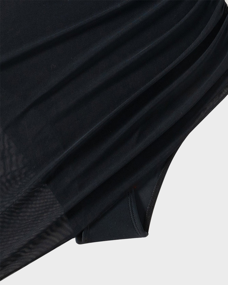 Hugmecurve® Slimming Mesh Sheer Sarong Wraps Bathing Suit