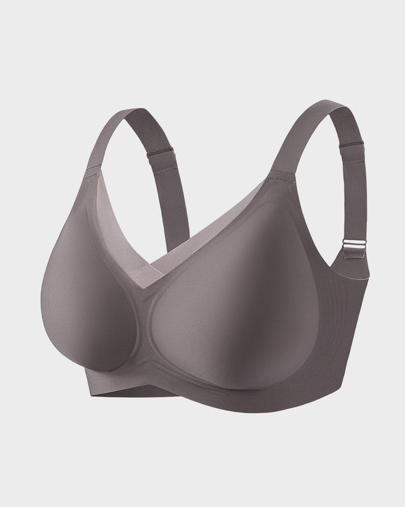 Hugmecurve Womens Wireless Bras V Mesh Comfortable Bralette Supportive