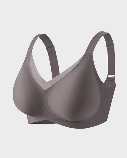 Hugmecurve Womens Wireless Bras V Mesh Comfortable Bralette Supportive