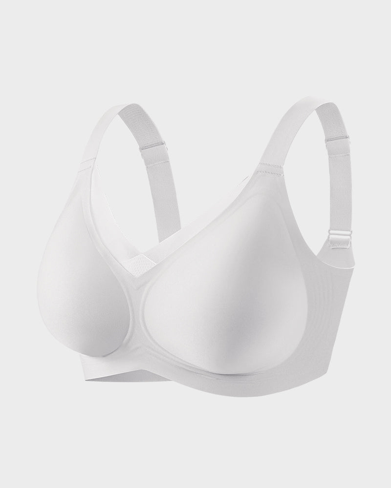 Hugmecurve Womens Wireless Bras V Mesh Comfortable Bralette Supportive