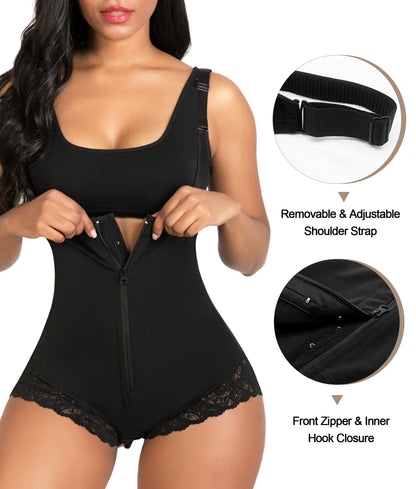 Hugmecurve® Shapewear for Women Tummy Control Fajas Colombianas Open Bust Body Shaper Slimmer Bodysuit