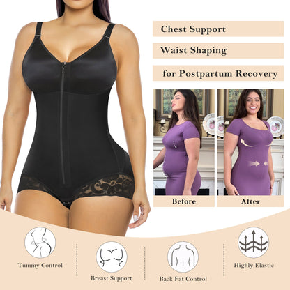hugmecurve Fajas Colombianas Moldeadoras Postpartum Tummy Control Shapewear for Women Body Shaper Girdles Compression Garment