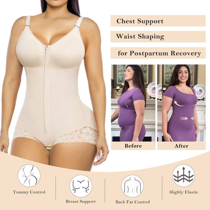 hugmecurve Fajas Colombianas Moldeadoras Postpartum Tummy Control Shapewear for Women Body Shaper Girdles Compression Garment
