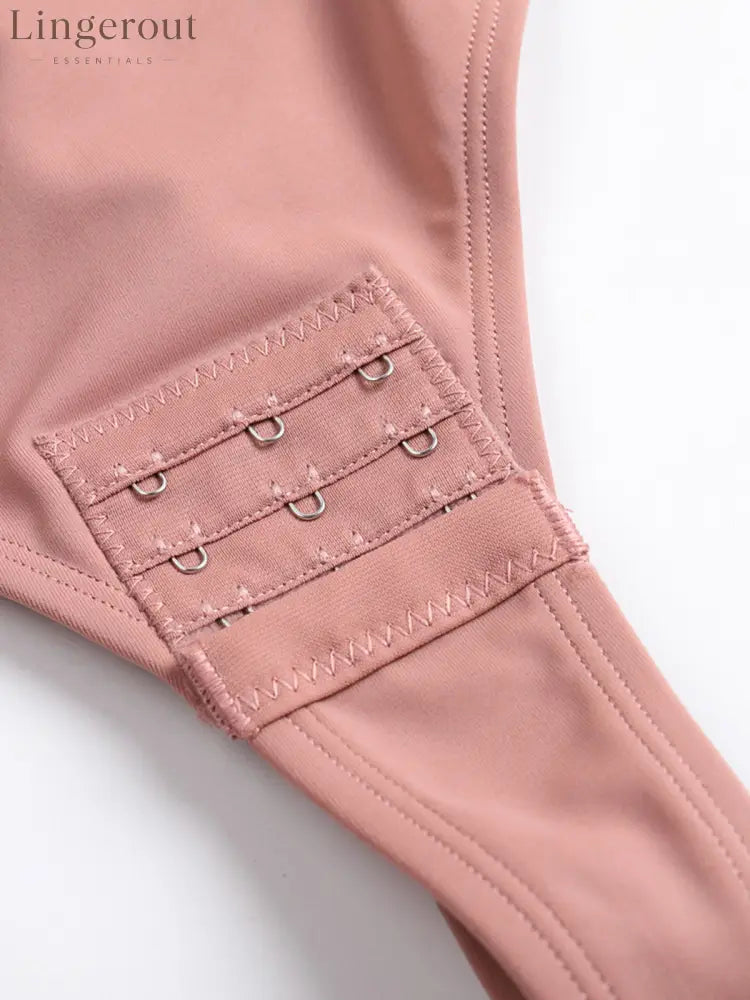 Back Lace-up Thong Seamless Shapewear Bodysuit