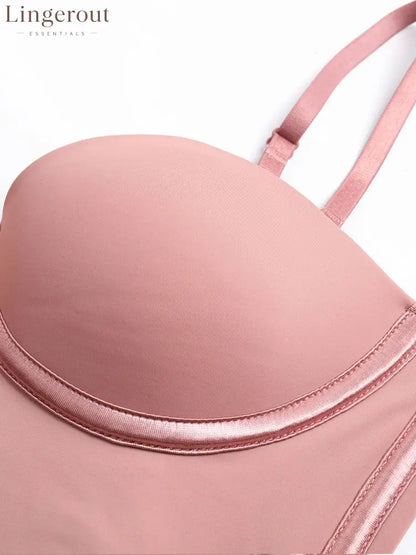 Back Lace-up Thong Seamless Shapewear Bodysuit