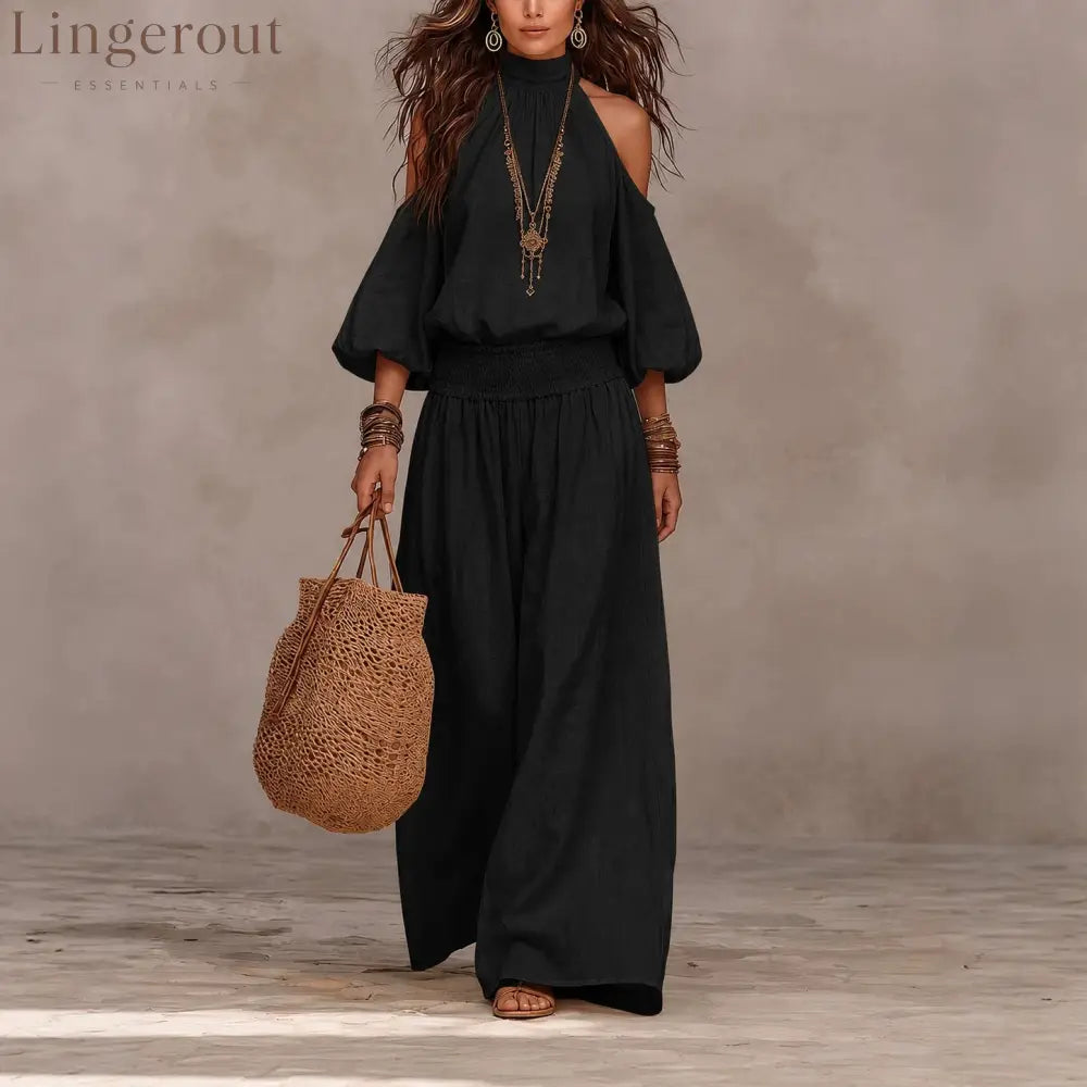 Boho Halter Two Piece Matching Set