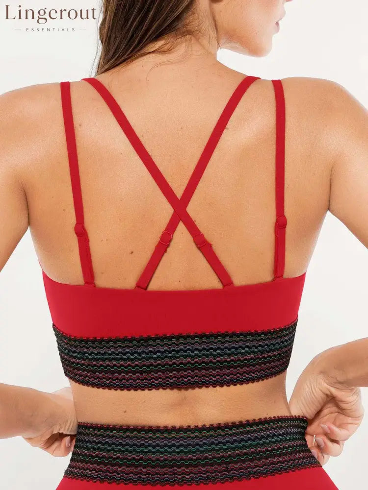 Boho Trim High Waist Tummy Control Bikini Set