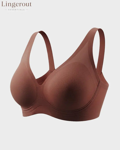 Breathable Support Wireless Deep-V Shaping Bra