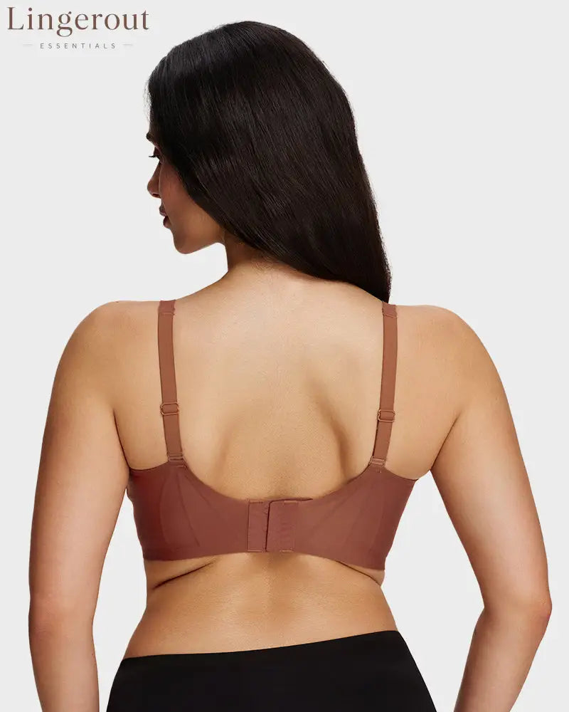 Breathable Support Wireless Deep-V Shaping Bra