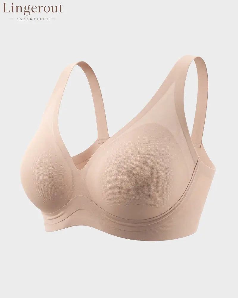 Breathable Support Wireless Deep-V Shaping Bra
