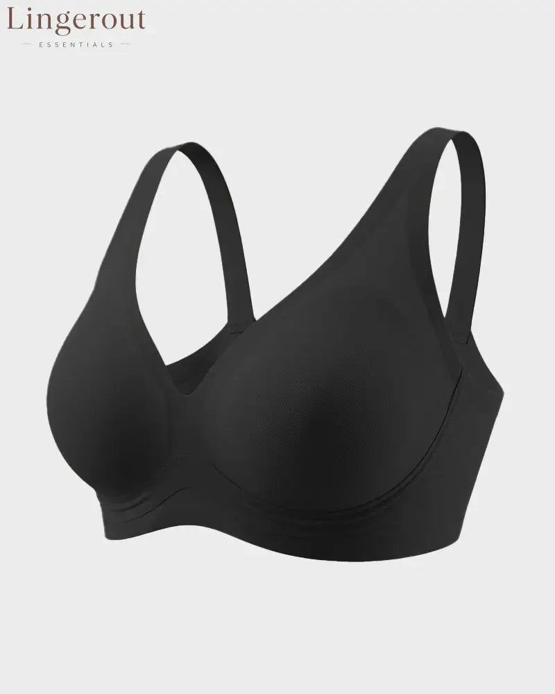 Breathable Support Wireless Deep-V Shaping Bra