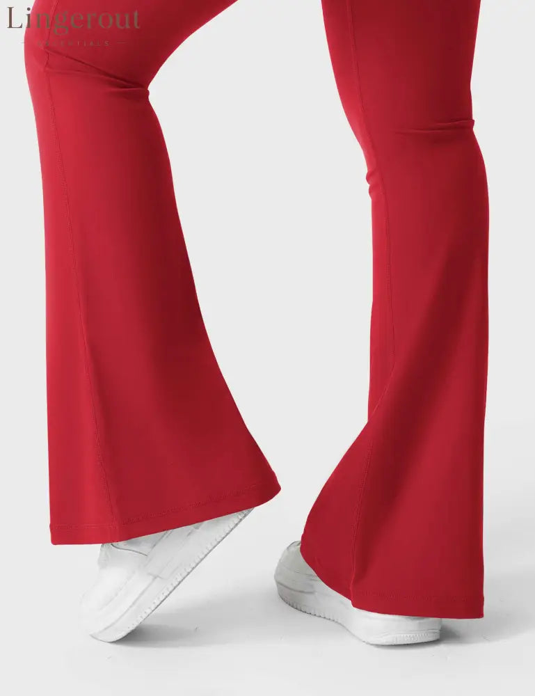 Brittany Flared Leggings with Pockets