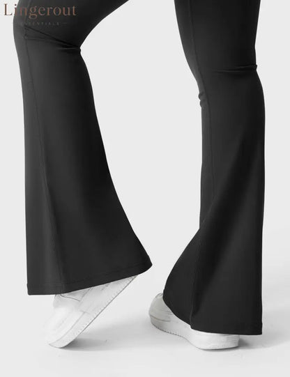 Brittany Flared Leggings with Pockets